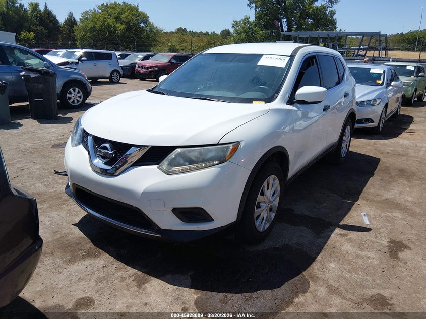 2016 Nissan Rogue, Удар ззаду, IAAI, VIN 5N1AT2MT1GC826453 — фото 2