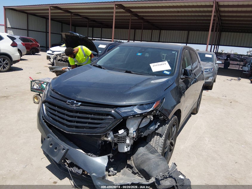 2020 Chevrolet Equinox, Front End, IAAI, VIN 2GNAXKEV4L6263515 — photo 2