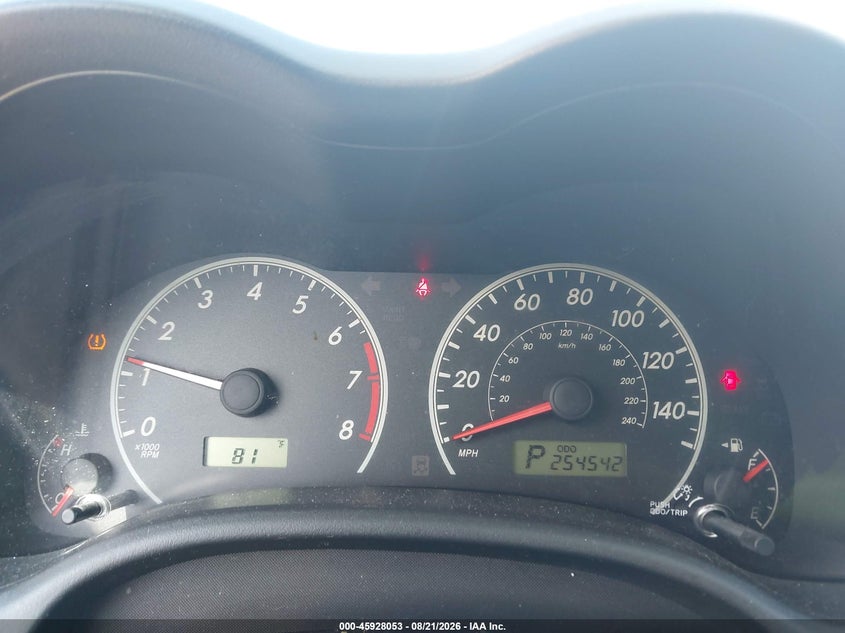 2011 TOYOTA COROLLA SEDAN 1.8L I-4 DOHC, VVT, 132HP
