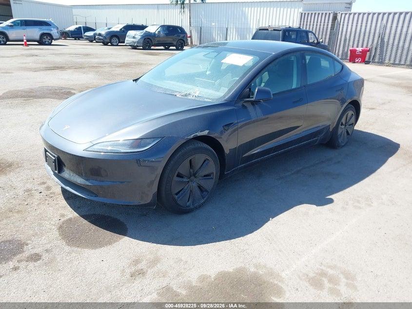 Vin: 5yj3e1ea5sf030749, lot: 46427348, tesla model 3 long range rear-wheel drive/standard rear-wheel drive 20252