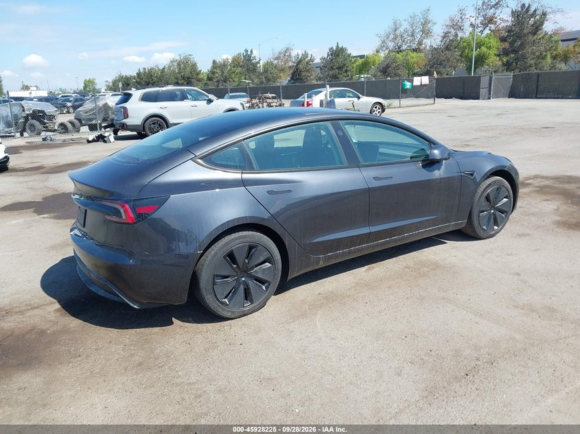 Vin: 5yj3e1ea5sf030749, lot: 46427348, tesla model 3 long range rear-wheel drive/standard rear-wheel drive 20254