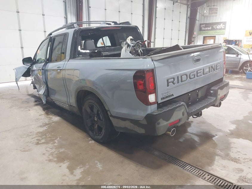Vin: 5fpyk3f87tb026796, lot: 46427392, honda ridgeline black edition 20263