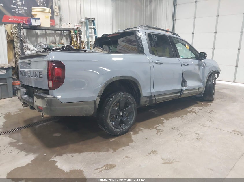 Vin: 5fpyk3f87tb026796, lot: 46427392, honda ridgeline black edition 20264