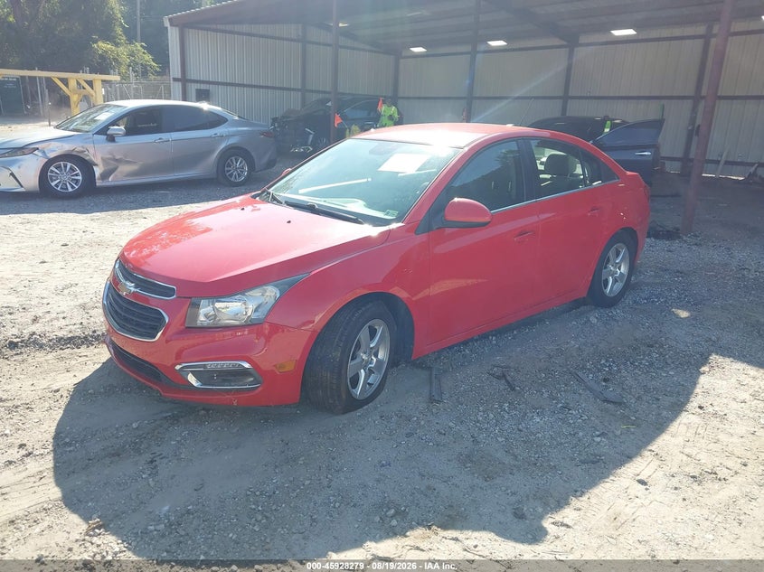 2015 Chevrolet Cruze 1Lt Auto, Левый зад, IAAI, VIN 1G1PC5SB0F7232642 — фото 2