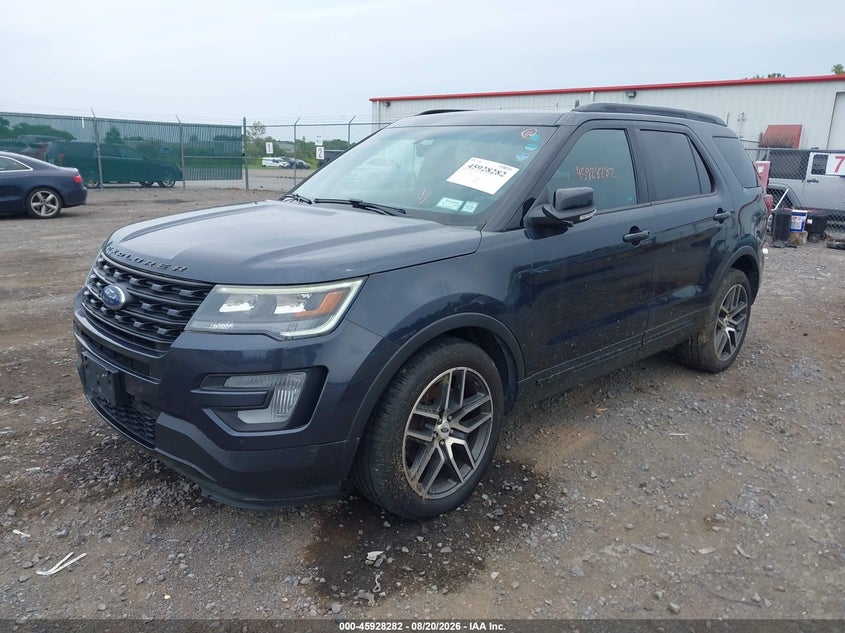 2017 Ford Explorer, Обычный износ, IAAI, VIN 1FM5K8GT2HGA92550 — фото 2