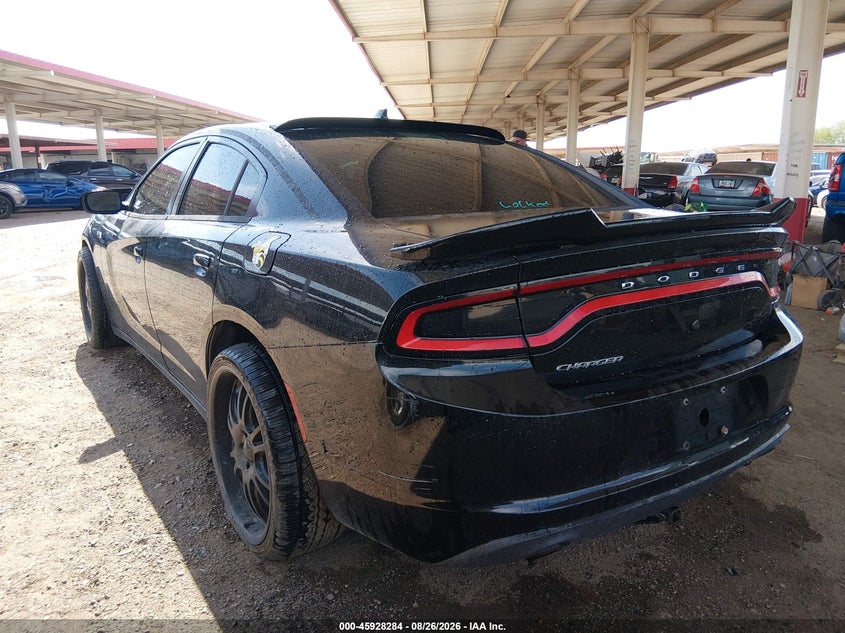 Vin: 2c3cdxkt4hh511577, lot: 46427407, dodge charger police awd 20173