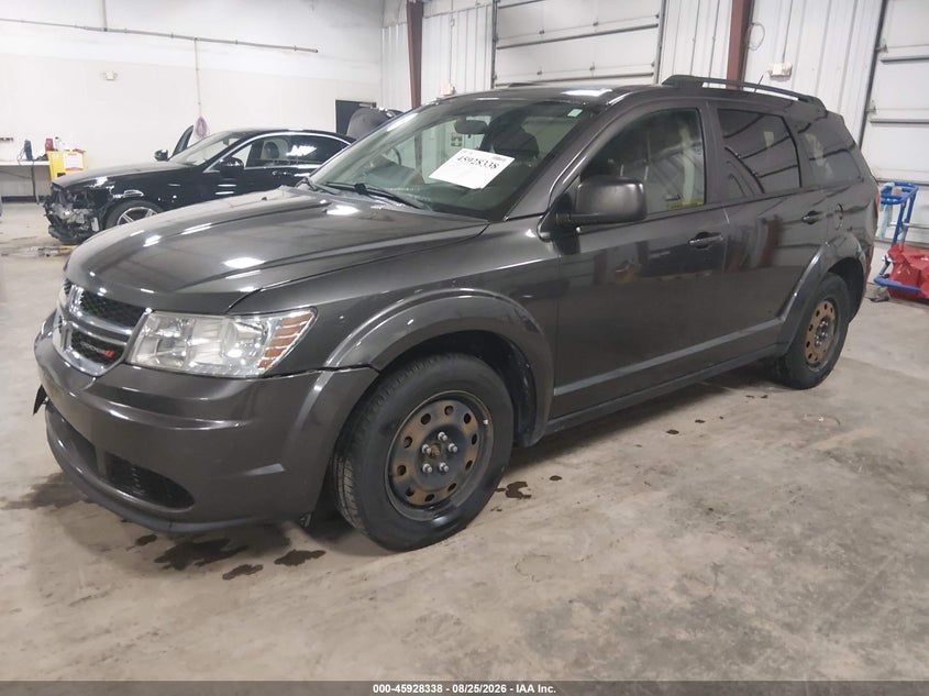 2018 Dodge Journey, Перёд и зад, IAAI, VIN 3C4PDCAB1JT216917 — фото 2