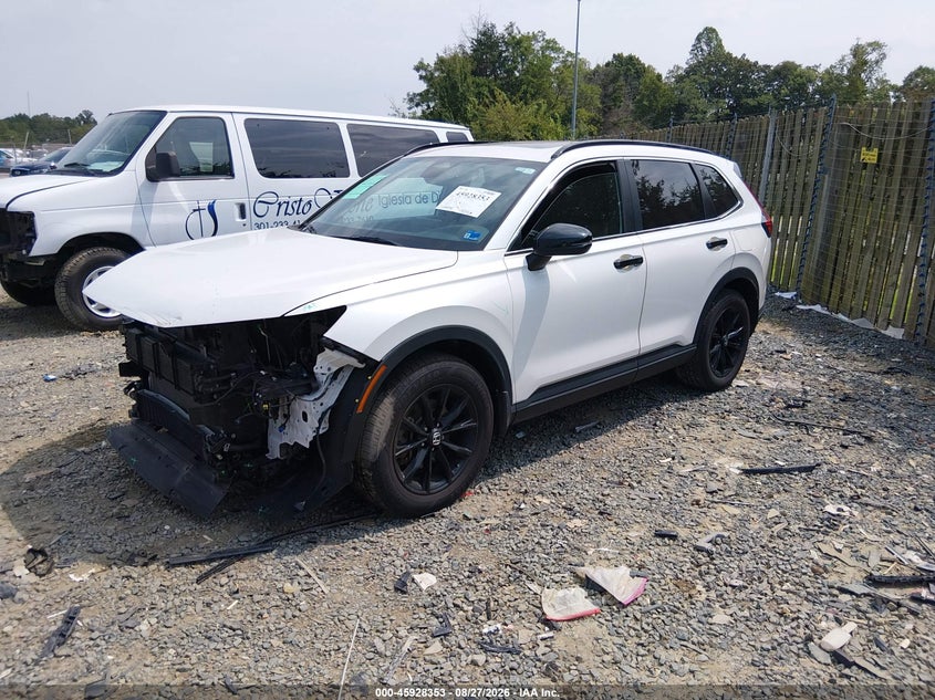 2024 Honda Cr-V Hybrid Sport-L, Left Front, IAAI, VIN 5J6RS6H82RL011960 — photo 2