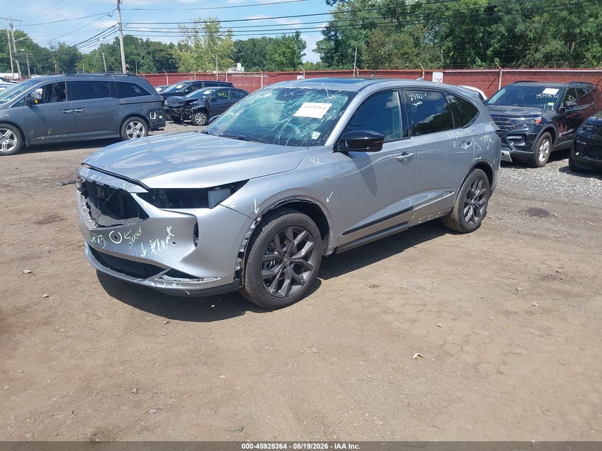 2024 Acura MDX, All Over, IAAI, VIN 5J8YE1H08RL034375 — photo 2