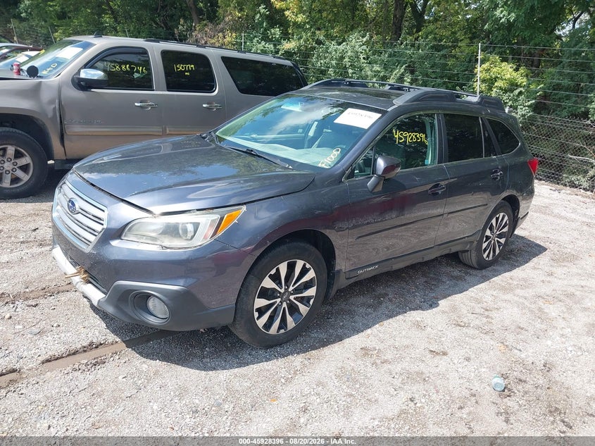 2016 Subaru Outback, Затопление, IAAI, VIN 4S4BSBNCXG3232837 — фото 2