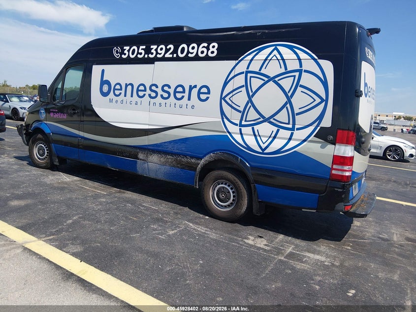 Vin: wdzpe8dc8e5898084, lot: 46427525, mercedes-benz sprinter 2500 high  roof 20143