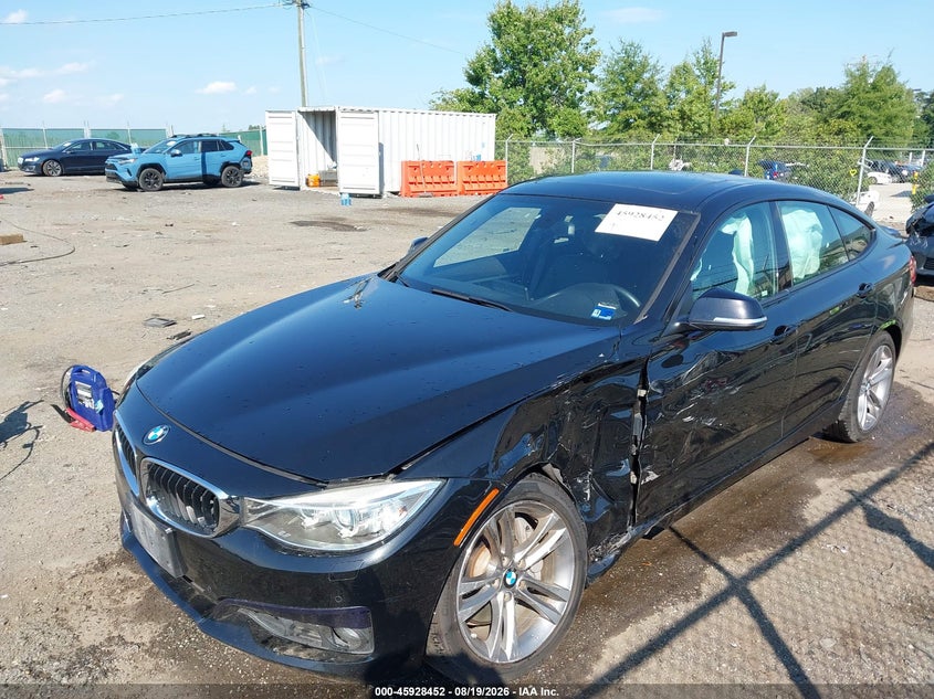 BMW 335I GRAN TURISMO 2016 VIN WBA3X9C58GD869725