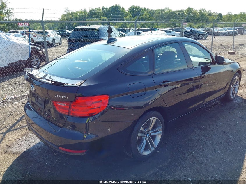 BMW 335I GRAN TURISMO 2016 VIN WBA3X9C58GD869725