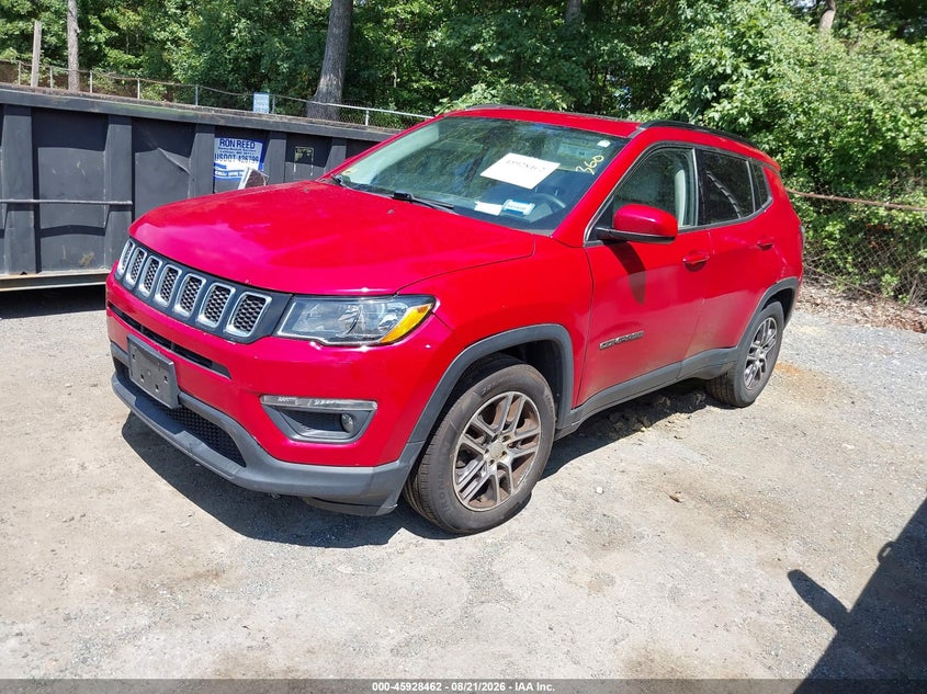 2018 Jeep Compass, Обычный износ, IAAI, VIN 3C4NJCBBXJT503171 — фото 2