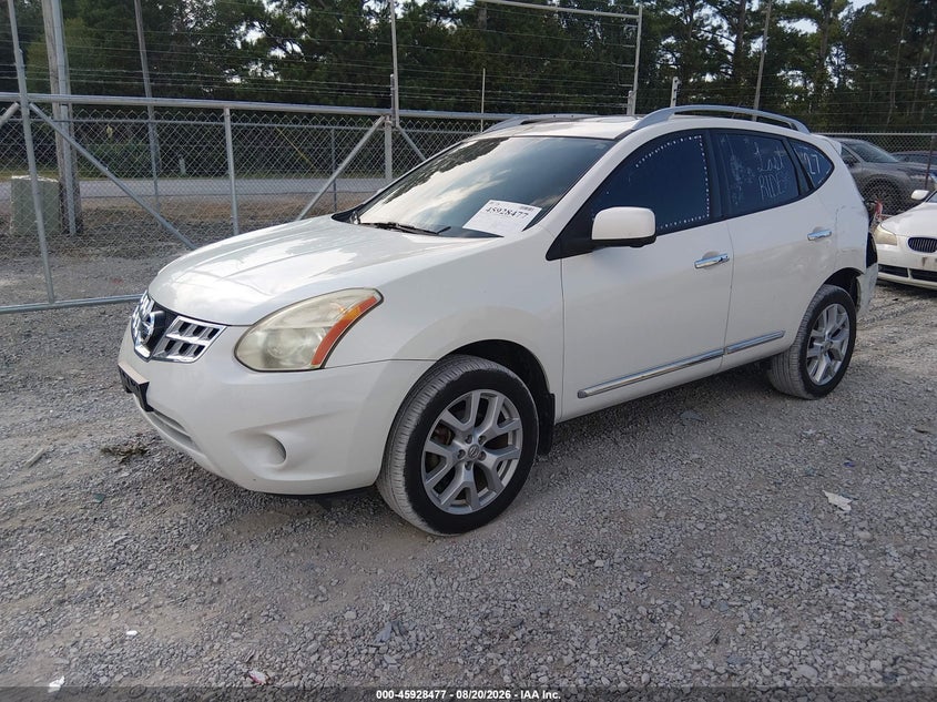 Vin: jn8as5mt3cw293494, lot: 46427600, nissan rogue sv w/sl pkg 20122