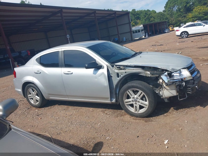DODGE AVENGER 2012 VIN 1C3CDZCBXCN258623