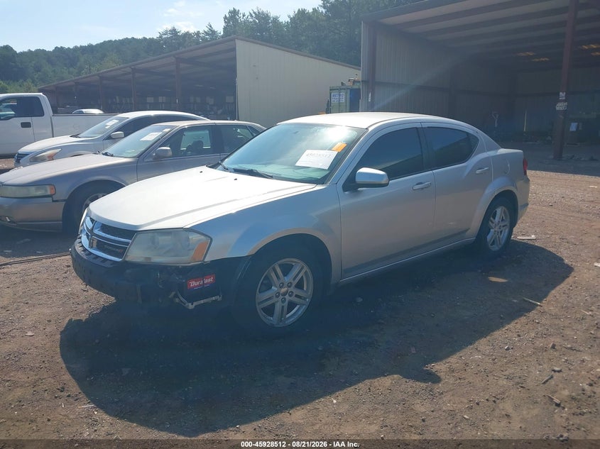DODGE AVENGER 2012 VIN 1C3CDZCBXCN258623