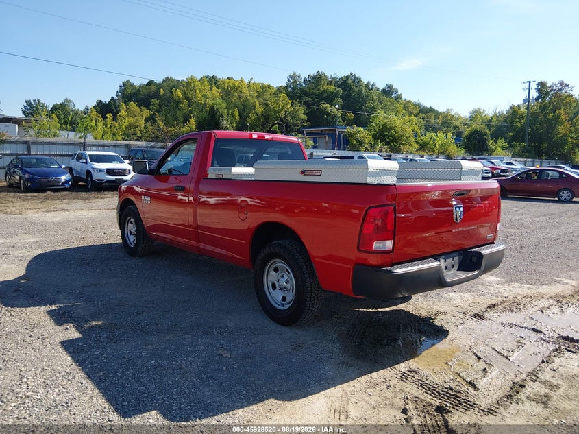 Vin: 3c6jr6dg4kg502827, lot: 46427643, ram 1500 classic tradesman  4x2 8' box 20193