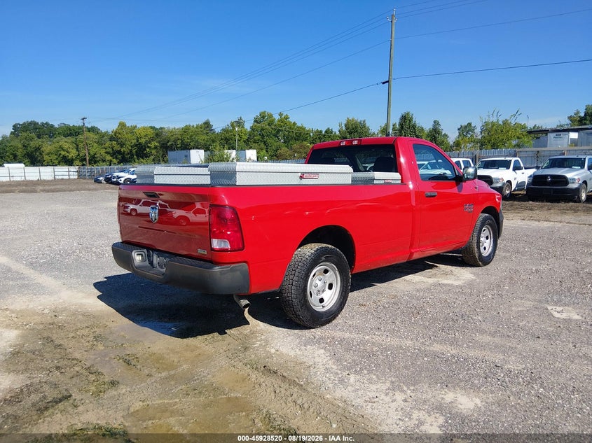 Vin: 3c6jr6dg4kg502827, lot: 46427643, ram 1500 classic tradesman  4x2 8' box 20194