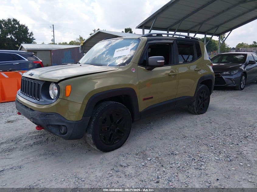 2015 Jeep Renegade, Удар спереду, IAAI, VIN ZACCJBCT9FPB51062 — фото 2