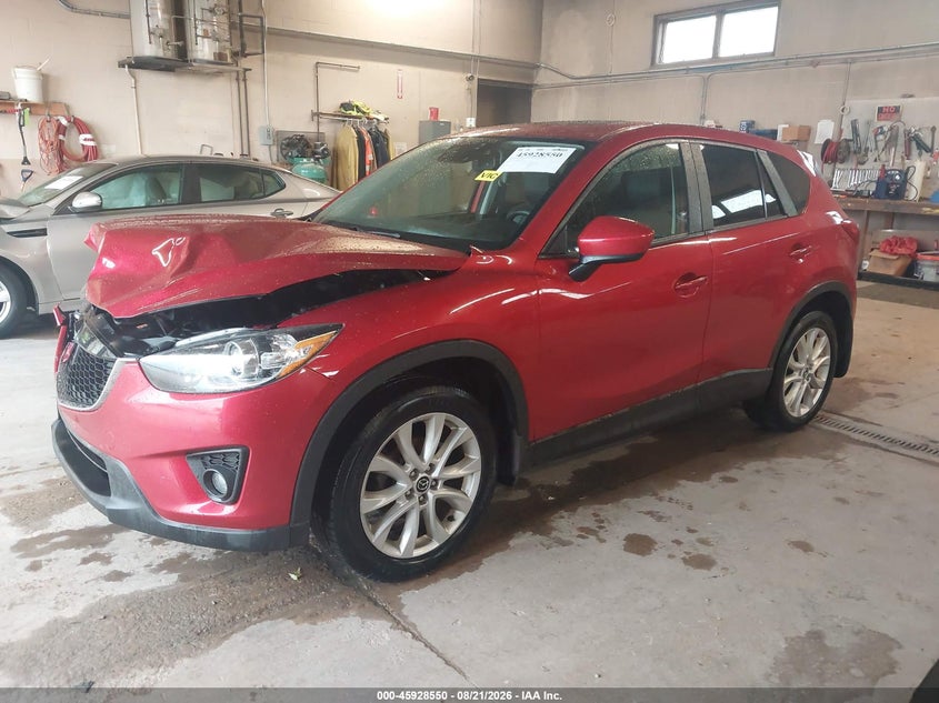 2014 Mazda CX-5, Front End, IAAI, VIN JM3KE4DY0E0373118 — photo 2