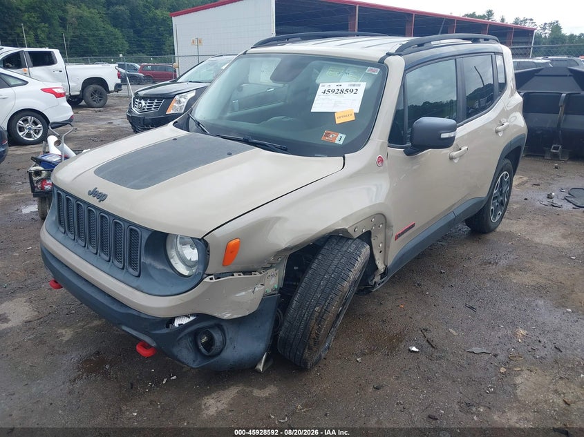 2016 Jeep Renegade, Левый бок, IAAI, VIN ZACCJBCT9GPD65583 — фото 2