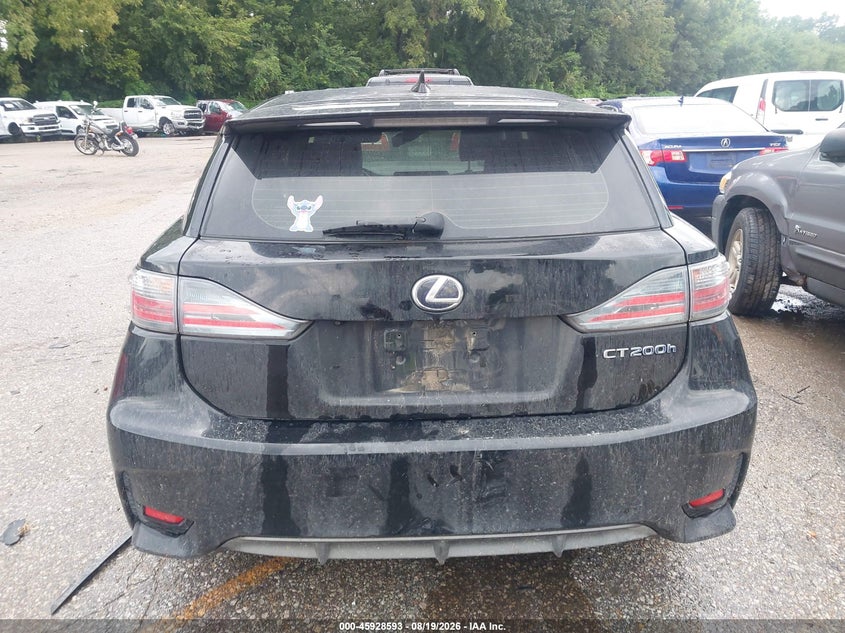 LEXUS CT 200H 2014 VIN JTHKD5BH4E2190991