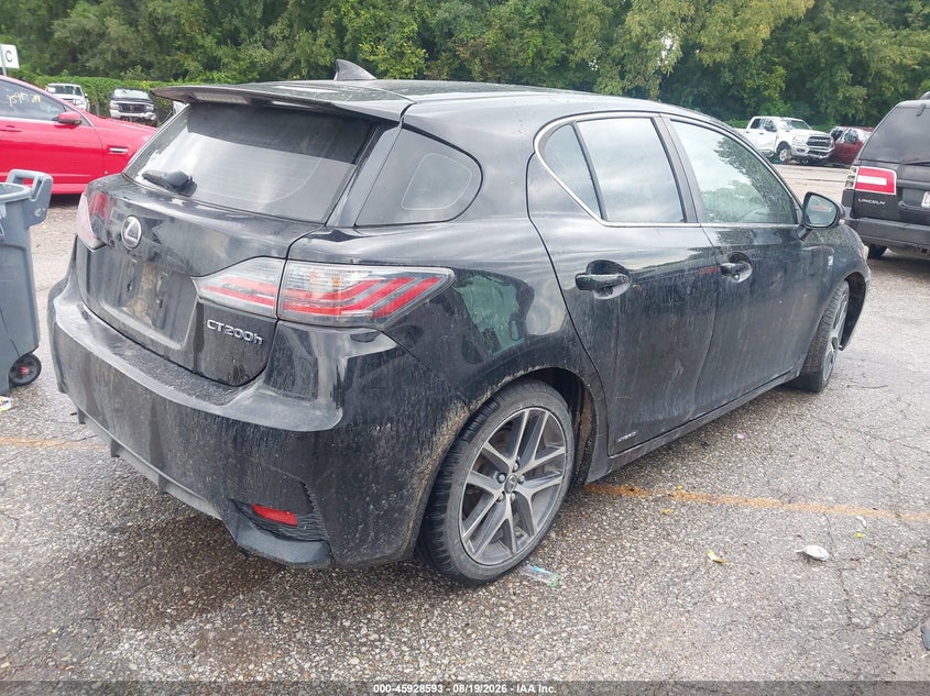 2014 LEXUS CT 200H auction photo 4