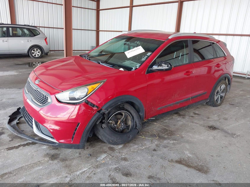 2017 Kia Niro, Front End, IAAI, VIN KNDCB3LC5H5073247 — photo 2