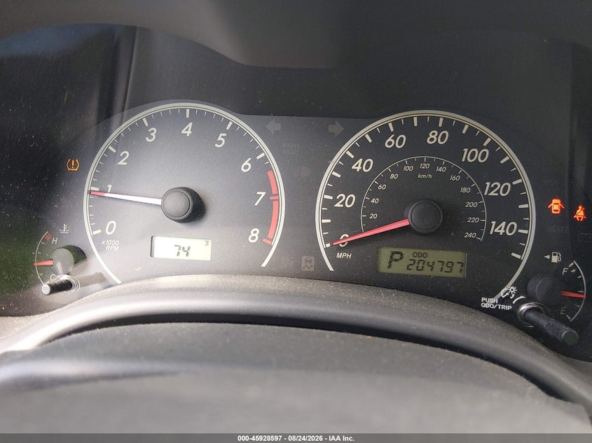 2009 TOYOTA COROLLA auction photo 7