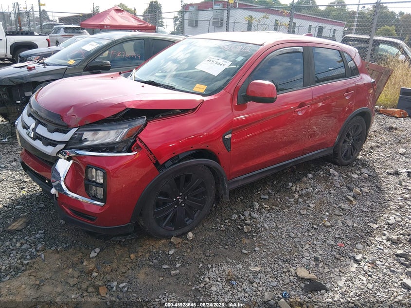 2020 Mitsubishi Outlander, Front End, IAAI, VIN JA4AR3AU0LU026912 — photo 2