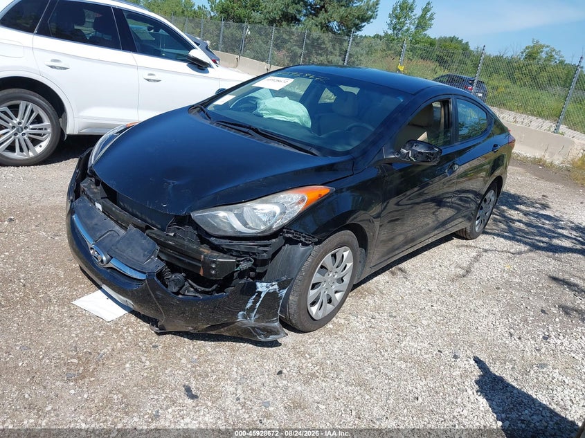 2012 Hyundai Elantra, Theft Recovery, IAAI, VIN 5NPDH4AE3CH078971 — photo 2