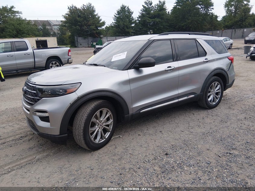 2020 Ford Explorer, Rear, IAAI, VIN 1FMSK7DH1LGA94182 — photo 2