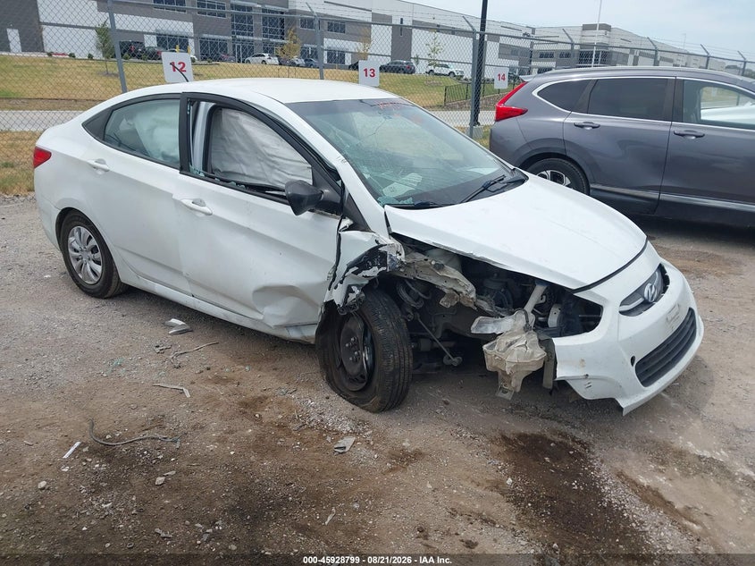 2017 Hyundai Accent Se, Правый бок, IAAI, VIN KMHCT4AE8HU175148