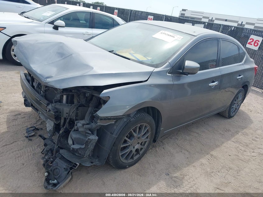 2016 Nissan Sentra, Звичайний знос, IAAI, VIN 3N1AB7AP9GY290535 — фото 2