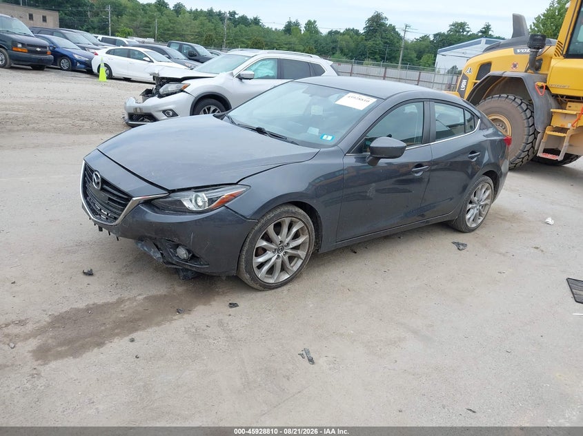 2014 Mazda 3, Front End, IAAI, VIN JM1BM1V38E1134696 — photo 2