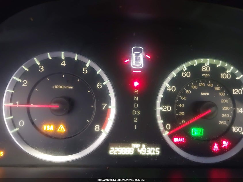 HONDA ACCORD 2010 VIN 1HGCP2F75AA112038