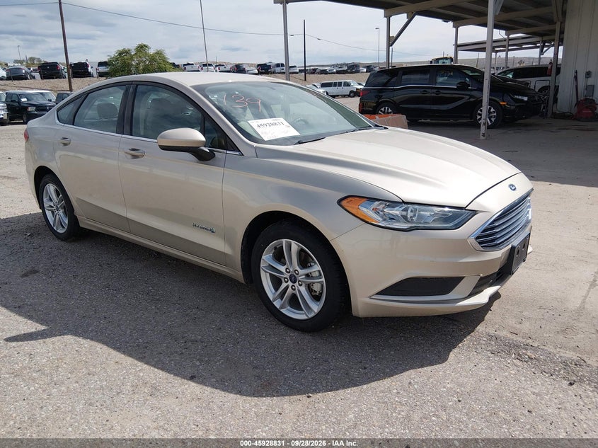 Vin: 3fa6p0uu9jr254347, lot: 46427953, ford fusion hybrid s 20181