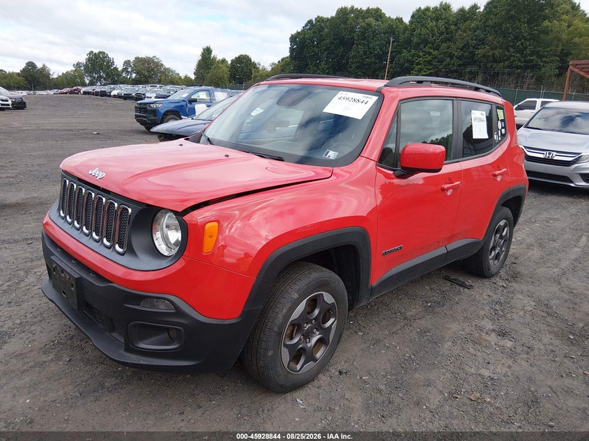 2016 Jeep Renegade, Normal Wear & Tear, IAAI, VIN ZACCJBBW9GPC45309 — photo 2