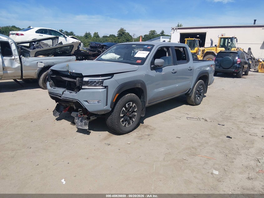 2024 Nissan Frontier Pro-4X 4X4, Удар спереди, IAAI, VIN 1N6ED1EKXRN669349 — фото 2