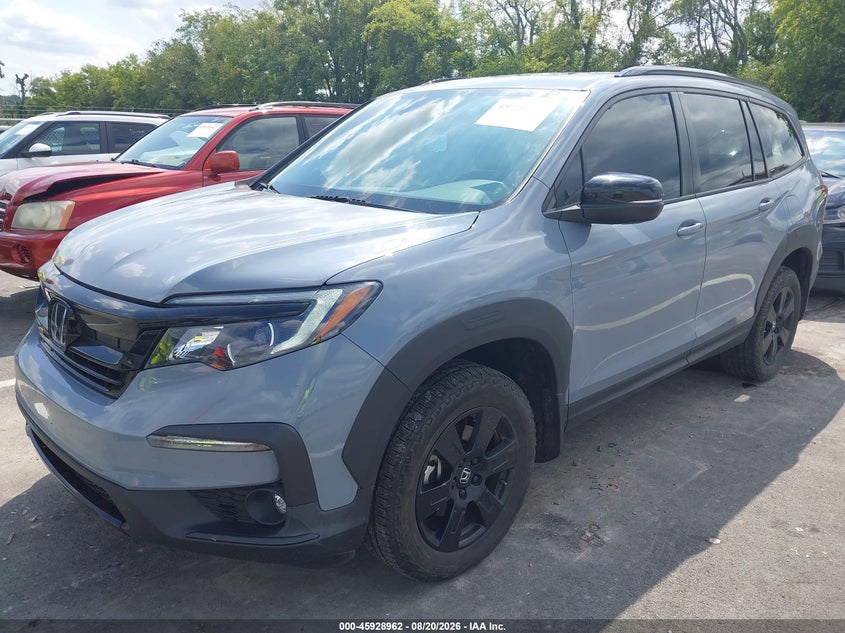 2022 Honda Pilot, Rear, IAAI, VIN 5FNYF6H83NB093717 — photo 2
