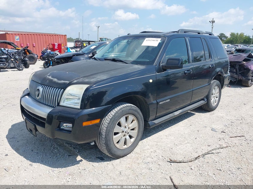 2008 Mercury Mountaineer, Left Rear, IAAI, VIN 4M2EU47E38UJ17752 — photo 2