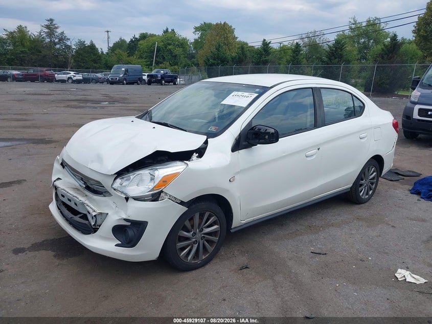2019 Mitsubishi Mirage, Front End, IAAI, VIN ML32F3FJ4KHF09396 — photo 2