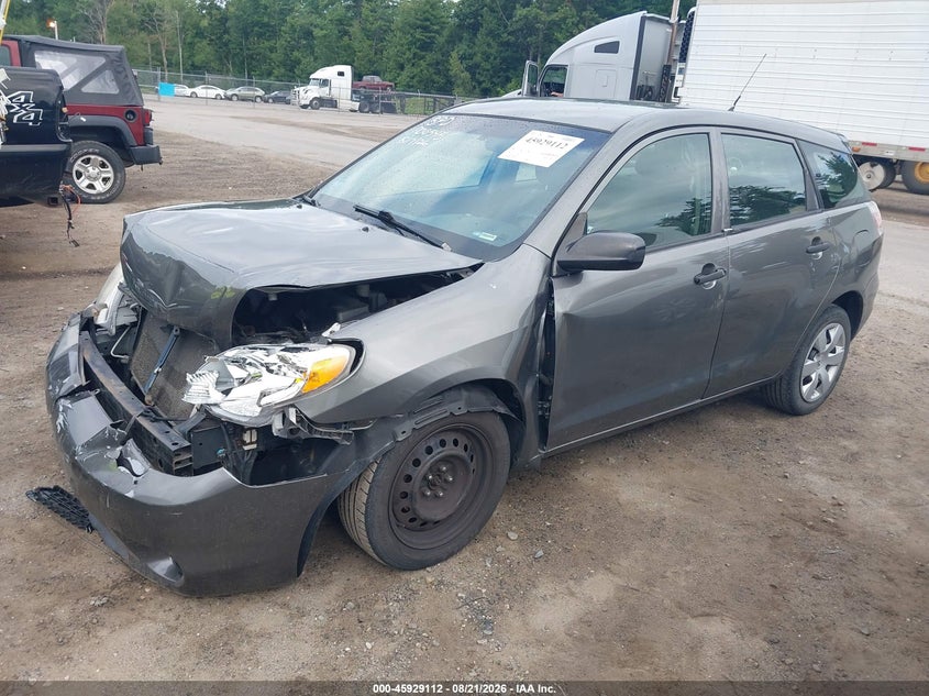 2008 Toyota Matrix, Front End, IAAI, VIN 2T1KR32E68C706545 — photo 2