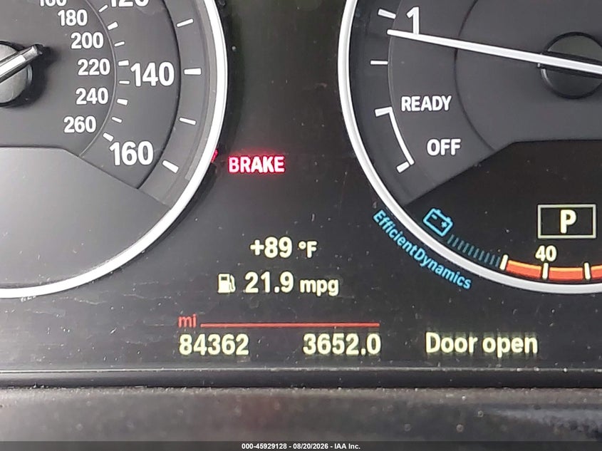 BMW 328I 2015 VIN WBA3B3G50FNR89176