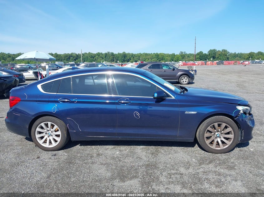 BMW 550I GRAN TURISMO 2013 VIN WBASP0C59DC988005