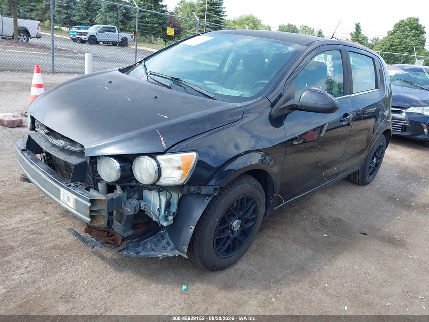 2014 Chevrolet Sonic, Front End, IAAI, VIN 1G1JC6SH8E4212686 — photo 2