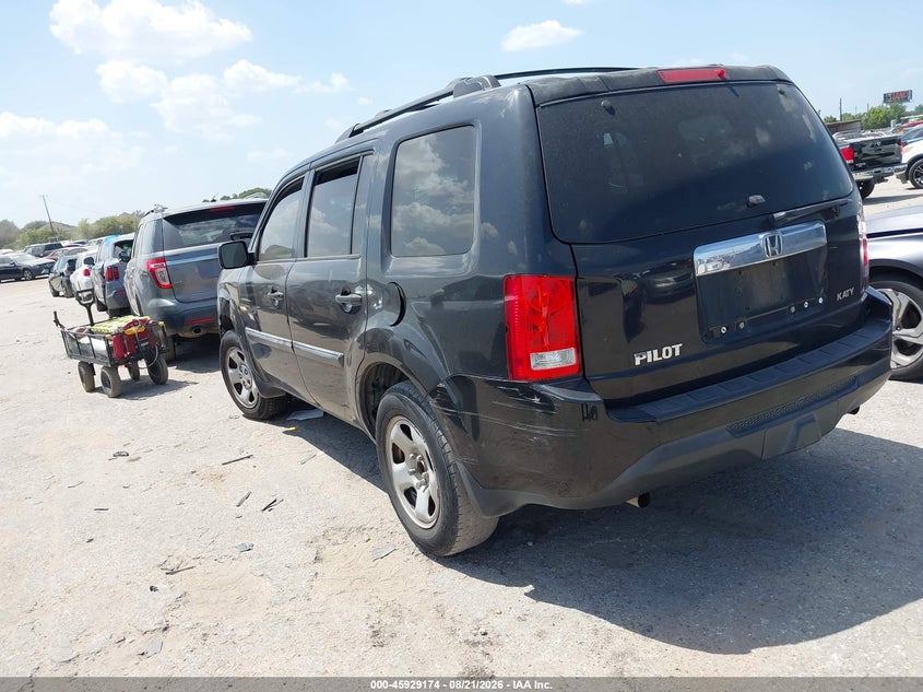 2012 HONDA PILOT auction photo 3