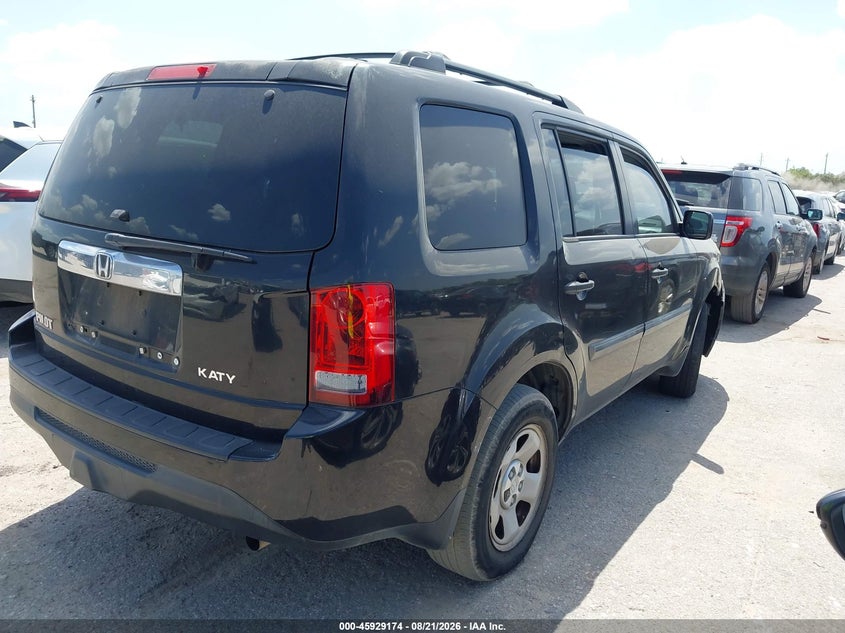 2012 HONDA PILOT auction photo 4