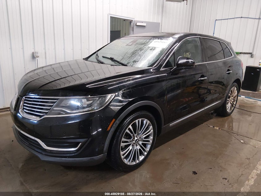 Vin: 2lmtj8lrxgbl44365, lot: 46428308, lincoln mkx reserve 20162